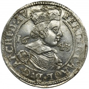 Austria, Ferdynand Karol, 3 Krajcary Hall 1643