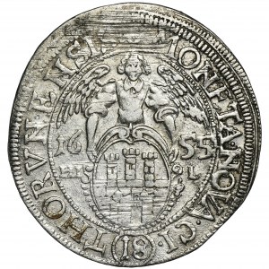 John II Casimir, 1/4 Thaler Thorn 1655 HIL