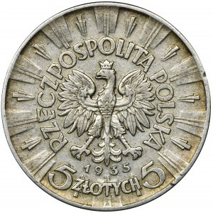 Piłsudski, 5 złotych 1935