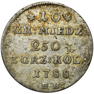Poniatowski, 10 Copper Groschen Warsaw 1788 EB