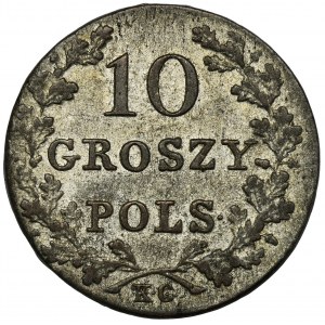 November Uprising, 10 groszy Warsaw 1831 KG