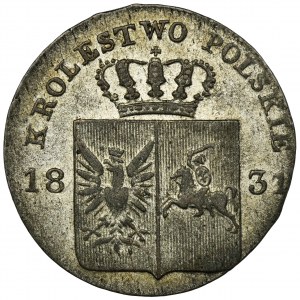 November Uprising, 10 groszy Warsaw 1831 KG