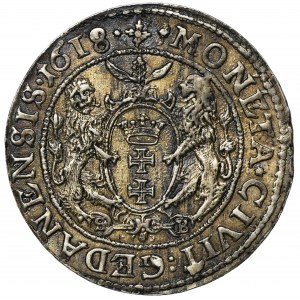 Sigismund III Vasa, 1/4 Thaler Danzig 1618