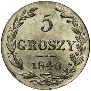 5 groschen Warsaw 1840 MW