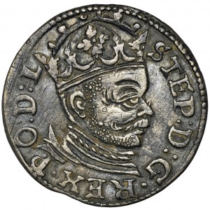 Stephen Bathory, 3 Groschen Riga 1583