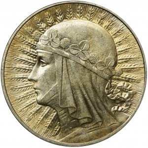 Głowa Kobiety, 10 złotych Warszawa 1933