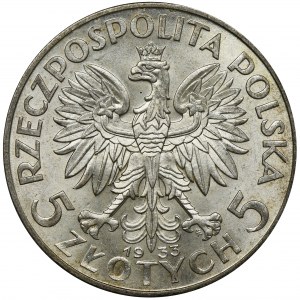 Queen Jadwiga, 5 zlotych Warsaw 1933