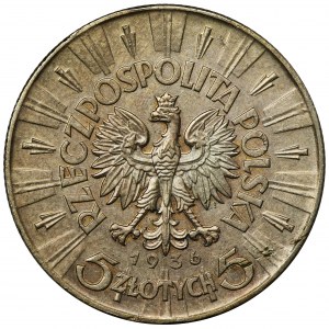 Piłsudski, 5 złotych 1936