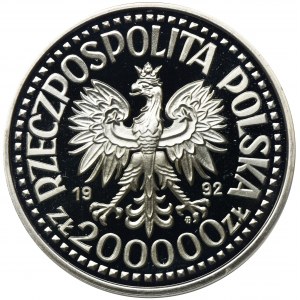 200.000 złotych 1992 Władysław Warneńczyk - Półpostać