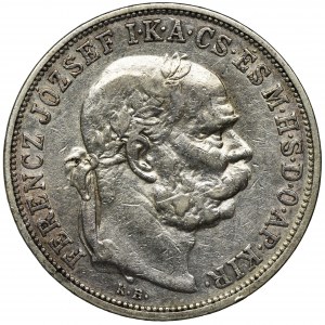 Hungary, Franz Joseph I, 5 Korona Kremnitz 1907