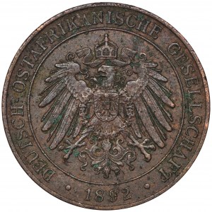 German East Africa, 1 Pesa 1892
