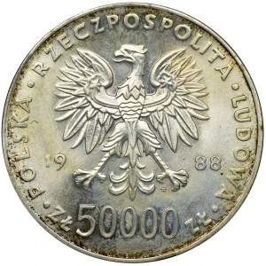 50.000 złotych 1988 Piłsudski