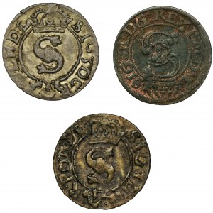 Set, Sigismund III Vasa, Schillings (3 pcs.)
