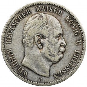 Germany, Kingdom of Prussia, Wilhelm I, 5 Mark Hannover 1876 B