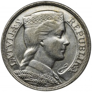 Latvia, Republic of Latvia, 5 Lati 1929