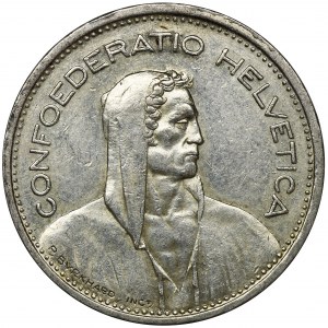 Switzerland, 5 Francs Berno 1939 B
