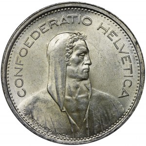 Switzerland, 5 Francs Berno 1967 B