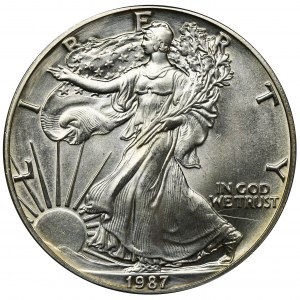 USA, 1 Dollar Philadelphia 1987 - Walking Liberty