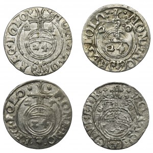 Set, Sigismund III Vasa and Gustav Adolph, 3 Polker (4 pcs.)