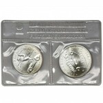 Set, San Marino, 500 and 1.000 Lira 1989 (2 pcs.) - original box