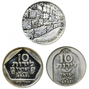 Set, Israel, 10 Lirot (3 pcs.)