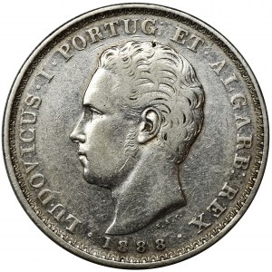 Portugal, Louis I, 500 Reis 1888