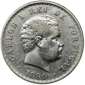 Portugal, Carlos I, 500 Reis 1899