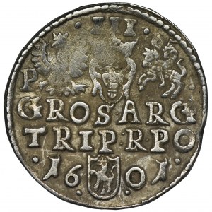 Sigismund III Vasa, 3 Groschen Posen 1601