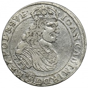 John II Casimir, 1/4 Thaler Bromberg 1668 TLB