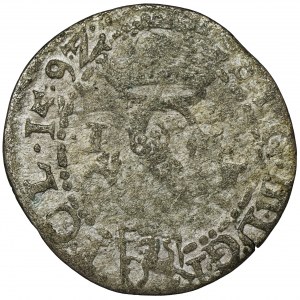 Sigismund III Vasa, Schilling Olkusz 1592 - ex.Marzęta, ILUSTROWANY