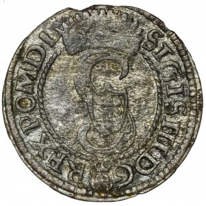 Sigismund III Vasa, Schilling Olkusz 1592 - ex.Marzęta, RARE