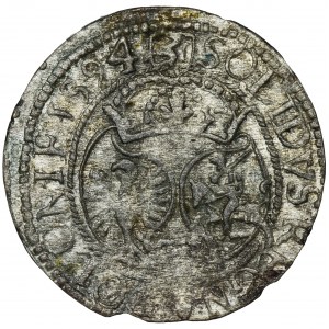 Sigismund III Vasa, Schilling Olkusz 1592 - ex.Marzęta, RARE
