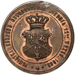 Medal on the occasion of the 200th anniversary of the Battle of Vienna in 1883