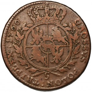 Poniatowski, 3 Groschen Krakau 1766 g