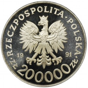 200.000 złotych 1991 200 rocznica Konstytucji 3 Maja 1791-1991