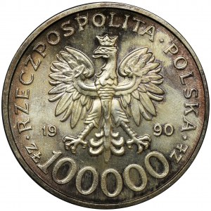 100.000 złotych 1990 Solidarność - TYP C