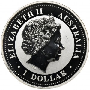 Australia, Elizabeth II, 1 Dollar 2007 - Pig Year