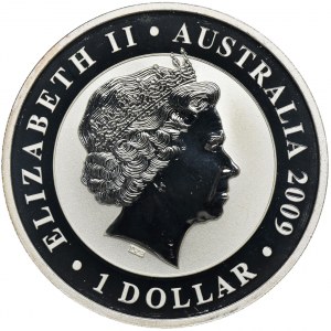 Australia, Elizabeth II, 1 Dollar 2009 - Koala