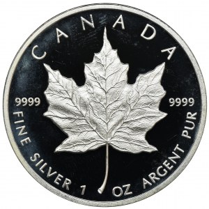 Canada, Elizabeth II, 5 Dollars 1989 - mapple leaf