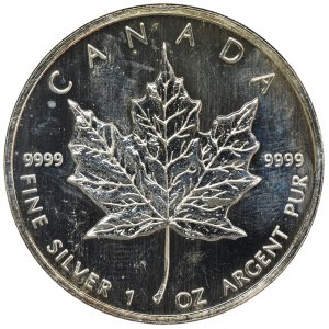 Canada, Elizabeth II, 5 Dollars 2007 - mapple leaf