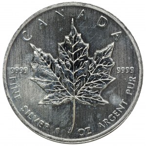Canada, Elizabeth II, 5 Dollars 2010 - mapple leaf