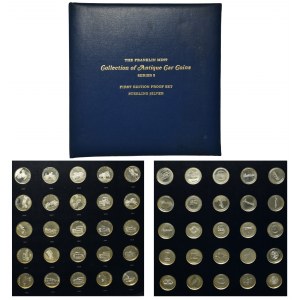 Set, USA, The Franklin Mint Antique Car Coin Collection Series 3, 1901-1925