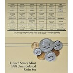 Set, USA, Uncirculated Coin Set 1988 (24 pcs.)