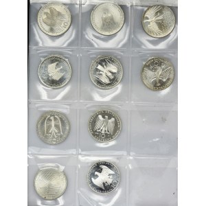 Set, Germany, West Germany, 10 Mark (10 pcs.)