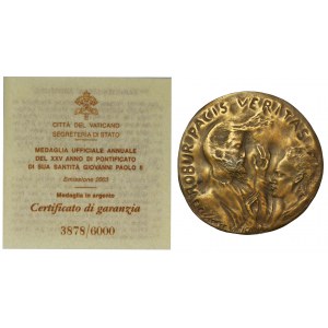 Vatican, Medal John Paul II 2003 - 3rd year of the pontificate