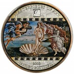 Cook Islands, Elizabeth, 20 Dollars 2008 - The Birth of Venus