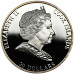 Cook Islands, Elizabeth, 20 Dollars 2009 - Sistine Madonna