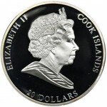 Cook Islands, Elizabeth, 20 Dollars 2009 - Sistine Madonna