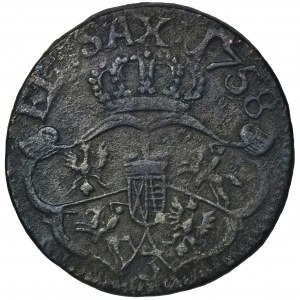 Augustus III of Poland, Groschen Guben 1758