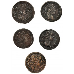 Set, John II Casimir, Schillings (5 pcs.)